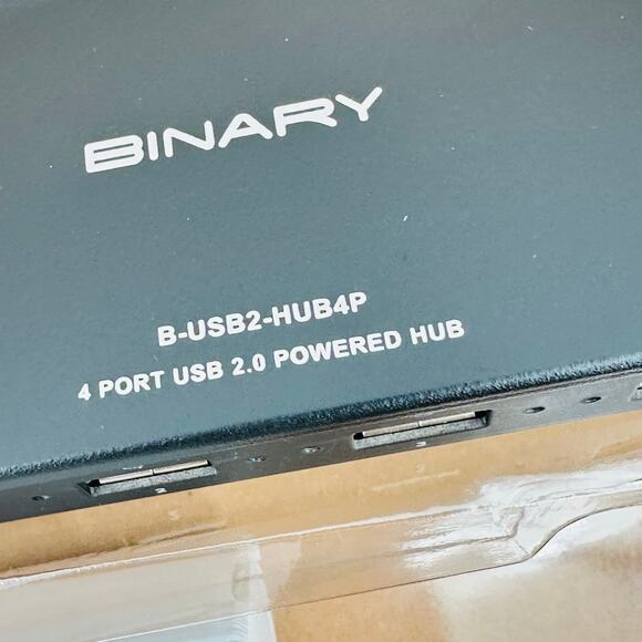 Binary 4 Port USB 2.0 Powered Hub B-USB2-HUB4P Plug N Play Compatible - Picture 6 of 12